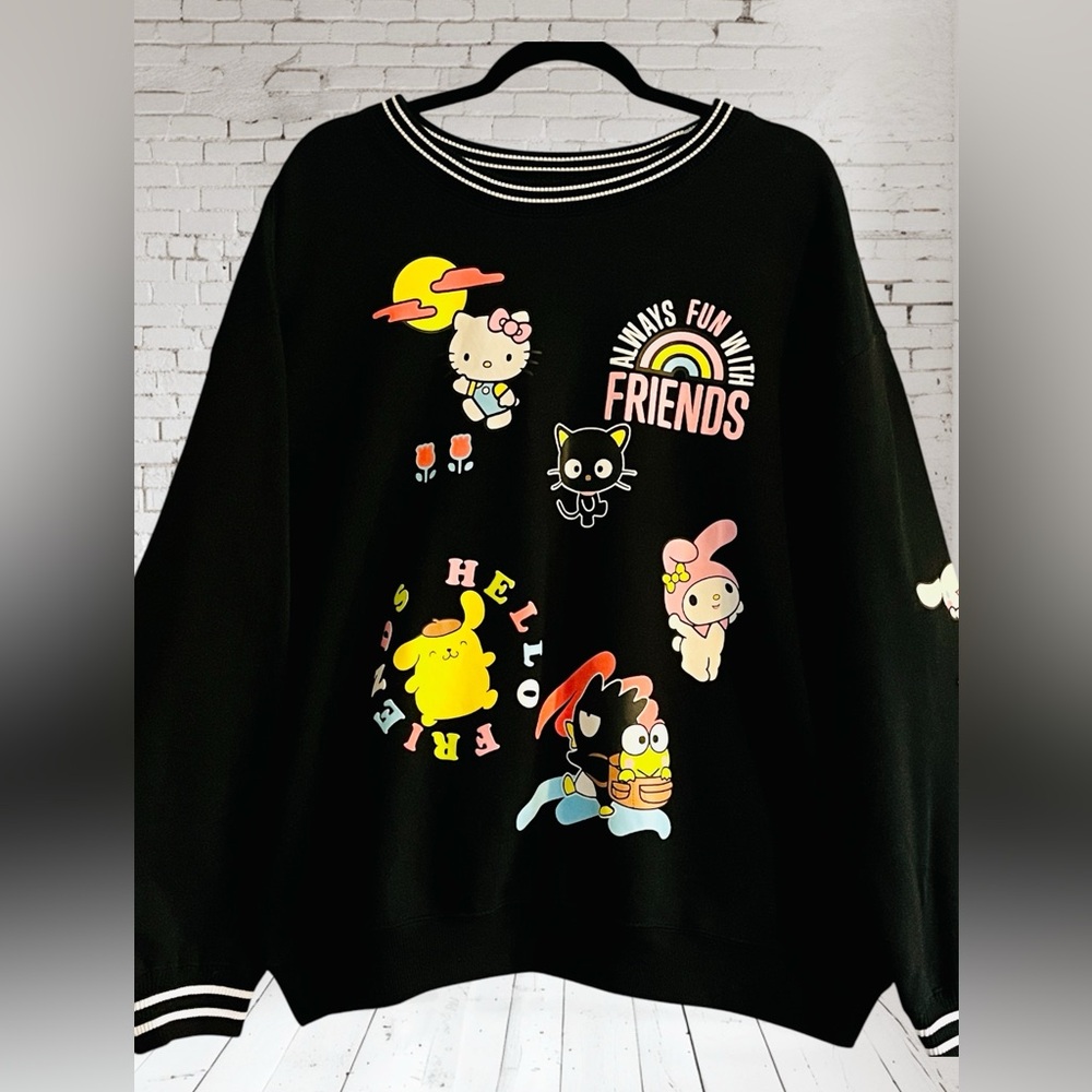 Hello Kitty & Friends Hybrid Apparel Seeatshirt Size XXL